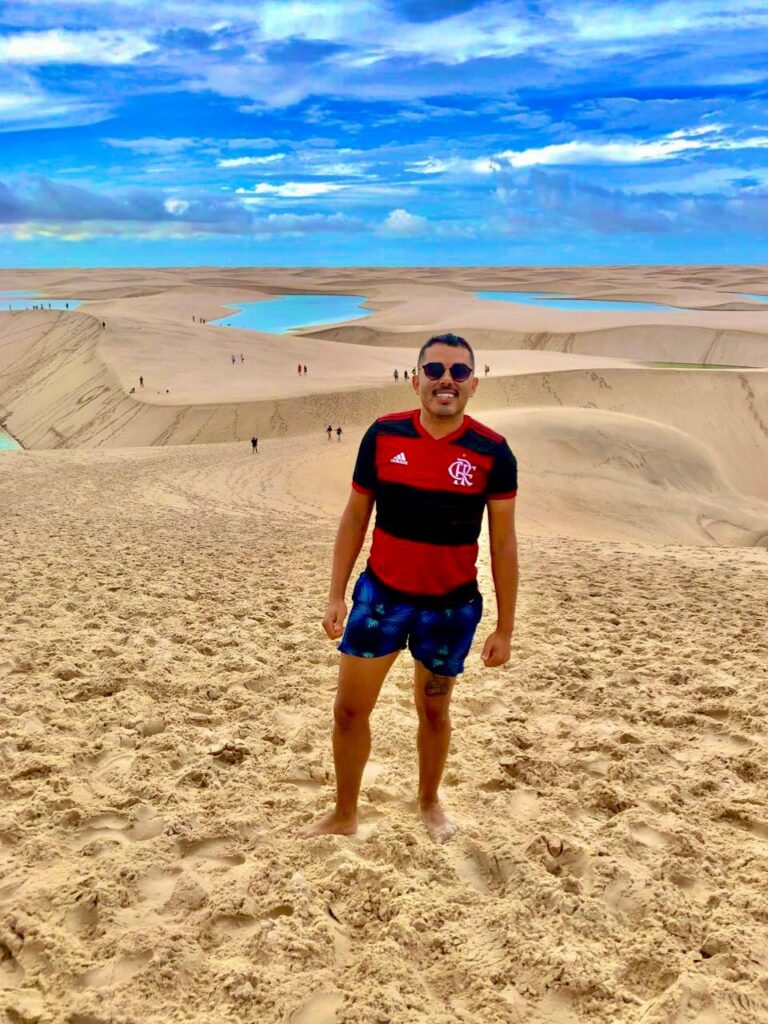 Aluno em viagem